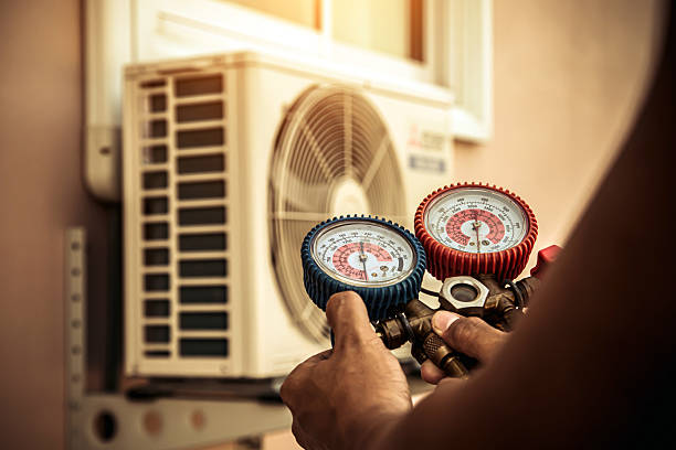 Professional Air Conditioning Service technician working in Colquitt, GA